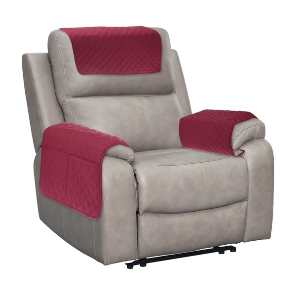 sourcing map 3 PCS Armrest Covers, Couch Arm Cover Furniture