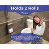 Commercial Toilet Paper Dispenser, 2 Roll Stainless Steel Toilet Paper