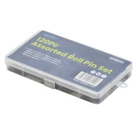 Dapetz ® 120Pc Assorted Roll Pins Set Steel Spring Roll Pins Metal Split Spring Dowel Tension Sellock C Pins Mixed Sizes M1.6 M2 M2.4 M3.2 M4 M4.8 M5.6 M6.4 M9.5 in Storage Case