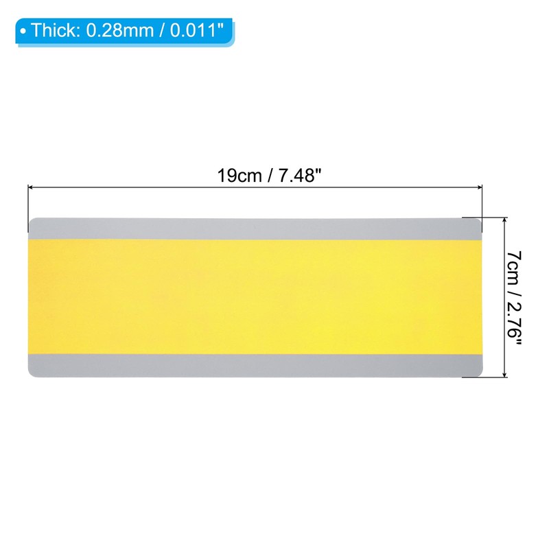 PATIKIL Guided Reading Strips, 10pcs Tracking Highlight Colored Overlay Bookmark
