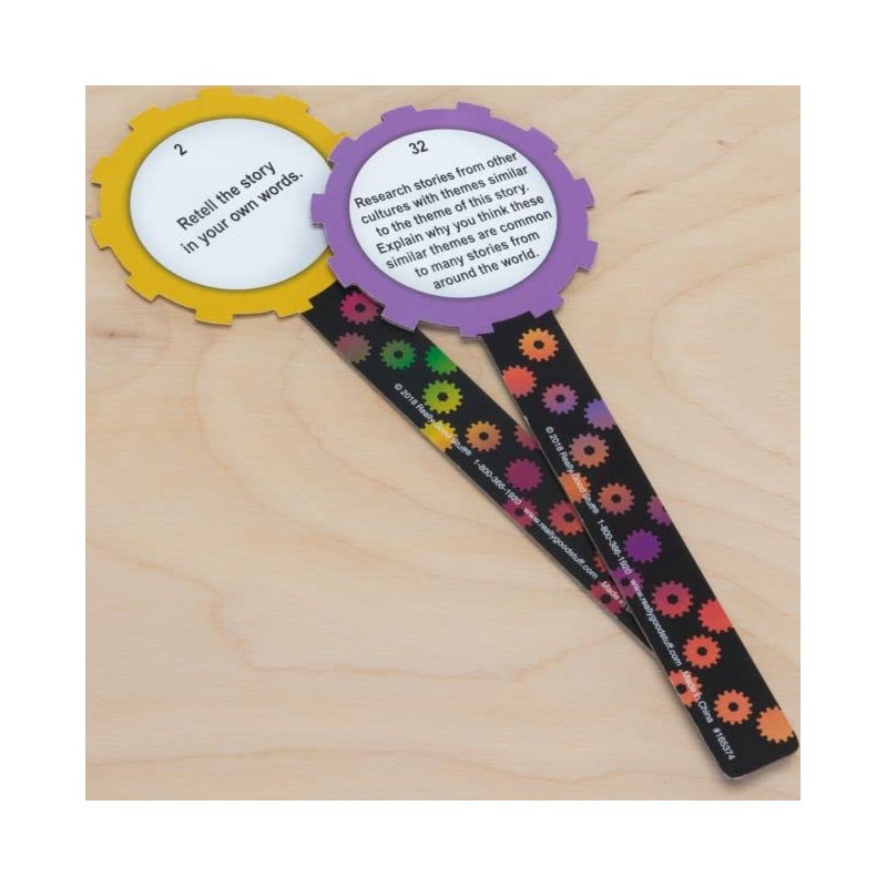 Really Good Stuff Reading Comprehension Question & Task Wands: Literary