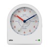 Braun Analogue Time Teacher Alarm Clock with Snooze Function, Continuous