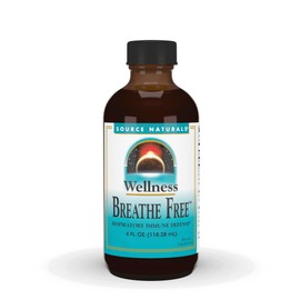 Source Naturals Wellness Breathe Free - Respiratory Immune Defense* - 4 Fluid Ounce