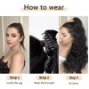 Felendy Extensiones De Cola Caballo Para Mujer Con Clip Garra