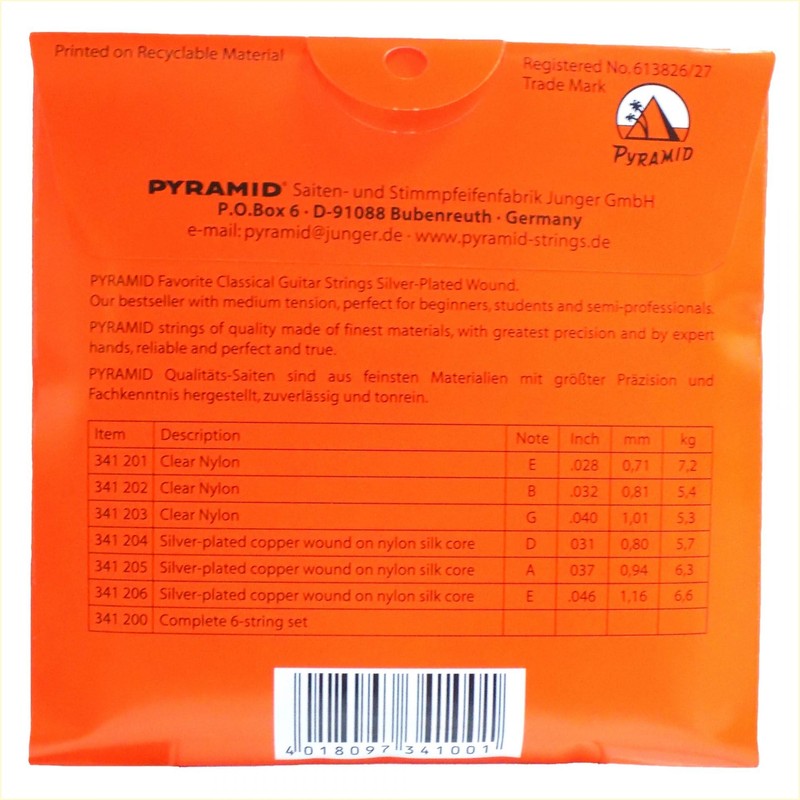 Pyramid 341 200 Guitar Strings