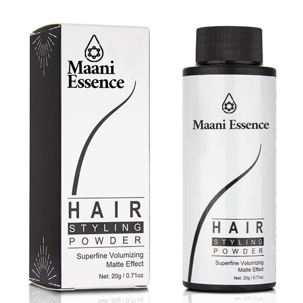 Maani Essence 20g Dust it Volumizing Powder - Hair Styling Powder, All Day Dust Hair Powder Texture & Root Lifting Volume Powder Unisex Hair root lifting powder