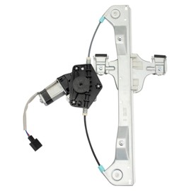 TRQ Rear Right Power Window Regulator & Motor Assembly Passenger Side Compatible with 2006-2012 Ford Fusion 2007-2012 Lincoln MKZ 2006 Zephyr 2006-2011 Mercury Milan FO1551131