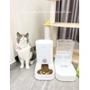 PAWGETHER® 2 Pack Gravity Cat Feeder and Water Dispenser 1