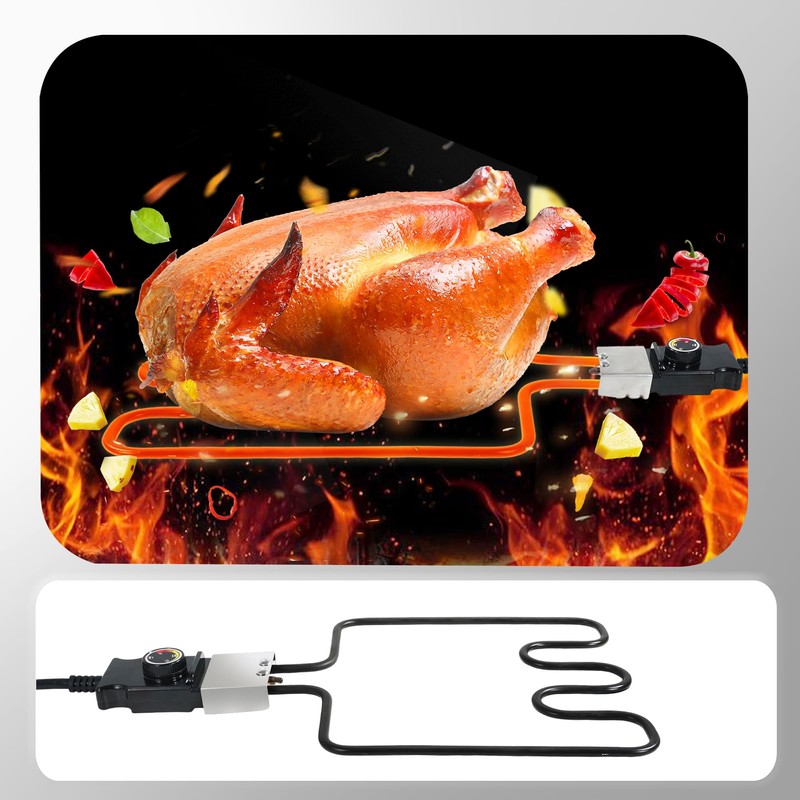 Desecne Heating Element Compatible with Masterbuilt Electric Smoker and Grill,Adjustable