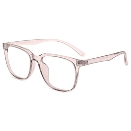 Firmoo Reading Glasses 3.0, Blue Light Blocking Glasses Women/Men,Anti Scratch UV400 Lens,Anti Blue Ray Eyewear for Digital Screens, Clear Pink