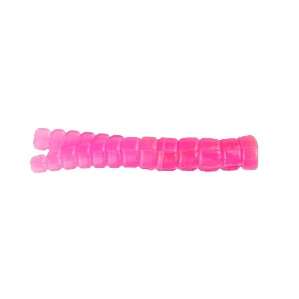 Leland's Lures Trout Magnet 50-Pack Split-Tail Grub Body Pack, Also Great for Bass and Panfish, Pink