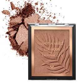 Wet n Wild Color Icon Bronzer Sunset Striptease – Polvo Bronceador de Larga Duración, Acabado Natural y Luminoso, Textura Sedosa y Ligera, Vegano y Cruelty Free