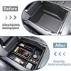 PIMCAR Center Console Organizer for 2021-2024 2025 Ford F150 Armrest