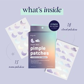 SpaLife Beauty Dream Skin Pimple Patches – Hydrocolloid Formula for Acne, Spots, Redness, and Oiliness – 90 Moons & 108 Clouds – Acne Patches – Spot Treatment – Hydrocolloid Patches – Zit Patches