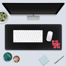 OTM Essentials University of Houston Classic Cloth Desk Mat, Durable Office Supplies, Non-Slip Base, Responsive Desk Pad with Smooth Cloth Surface, Black