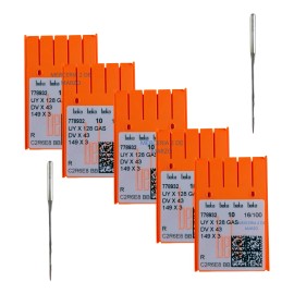 Agujas Beka Para Collaretera Uy128gas Paquete Con 50 Pz 16/100