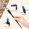 Christmas Light Stakes,100pcs Yard Lawn Light Stakes for C7 C9