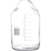 Basstein Lab Media Storage Round Bottles Graduated Glass Container GL45