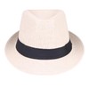 Unisex Fedora Hat Trilby Cuban Sun Protection Short Brim (US,