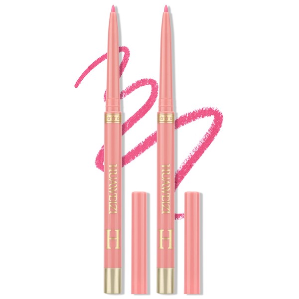 Jutqut 2PCS Pink Gel Eyeliner Pencil, Waterproof & Smudge Proof