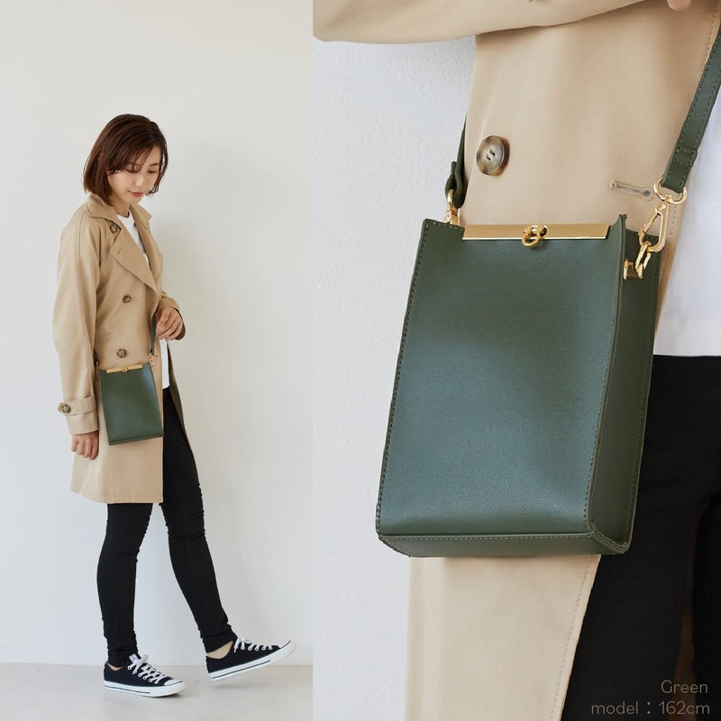 LA.IMU LM-19234 Shoulder Bag, green