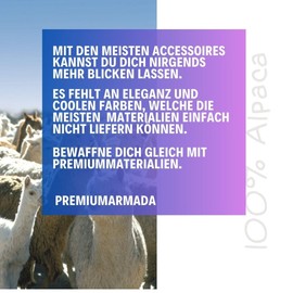 PREMIUMARMADA Pure Wool Scarf Made of 100% Wool Alpaca, Elegant Winter Scarf, Wool Scarf Made of Fine 100% Alpaca Wool, Soft, Warm, Pure Elegant Natural Hair, Unisex, Natural (Multicoloured Bright),