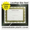 NuDell 21202 8.5 x 11 Inches Leather Grain Certificate Frame