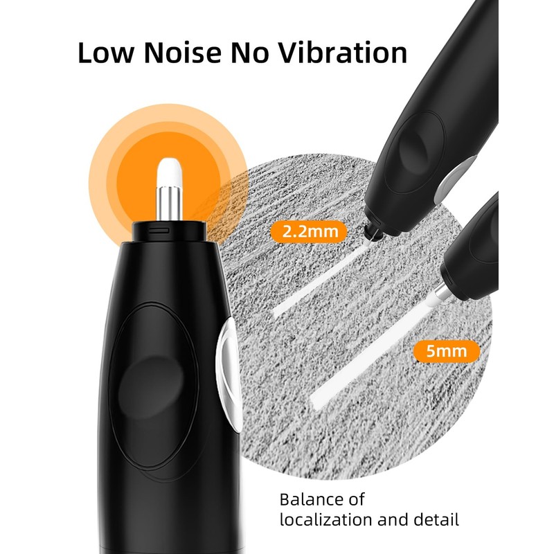 ZMOL Battery Operated Eraser for Sketch/Drawing/Drawing/Graphite Pencil,Electric Eraser Kit for