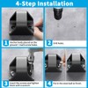 KHAMAL Security Anchor for Chain With 2 Protected Expansion Bolts