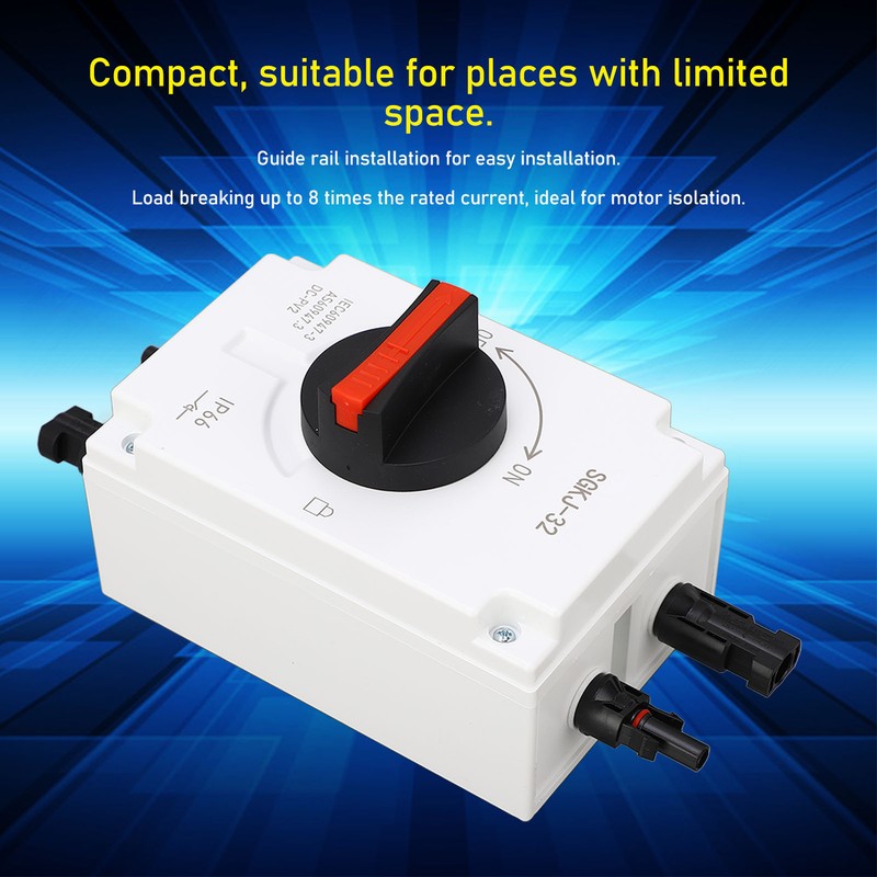 DC1200V 40A PV DC Disconnect Switch IP66 Waterproof 4P DC