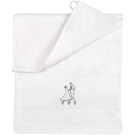 Azeeda 'Erster Tanz' Flanell/Gästehandtuch (TL00066998)