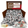 White Creme Wafer Candy Miniatures 5 Pounds (Approx 240 Pieces)