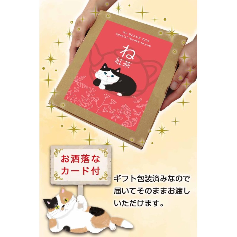 Black Tea Gift, Popular, Present, Cats, Cute, Tea Bags, 6