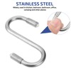 STOBAZA Stainless Steel s Hooks 5mm Thick 10 Pack Versatile