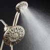AquaDance Brushed Nickel 7" Premium High Pressure 3-Way Rainfall Combo