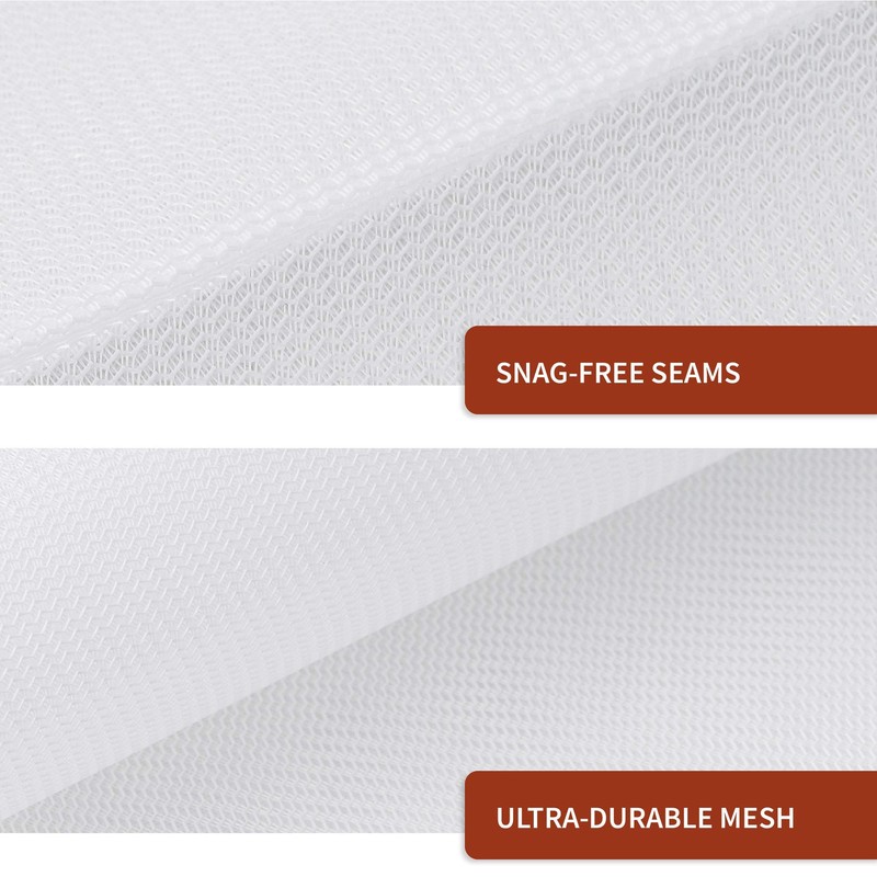 Mamlyn mesh laundry bags (1 Medium 1 Small)