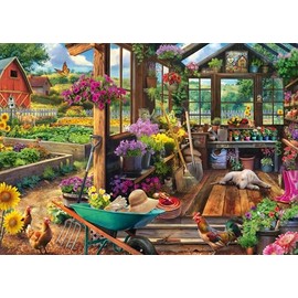 Schmidt Spiele 58632 Jeff Hayne Garden Shed 1000 Piece Puzzle