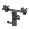 Khalia-Foto Flash Tilt with Rail, Two Hot Shoes, Umbrella Mount,