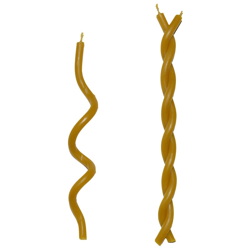 KESIS 40 Candles Made from Natural Wax (Length 6.7 inches,