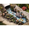 Mallard Duck Statue Splash Block Gutter Downspout Extensions Garden Decor,