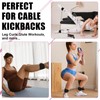2 Pcs Ankle Strap for Cable Machines Women,Workout Gym Ankle