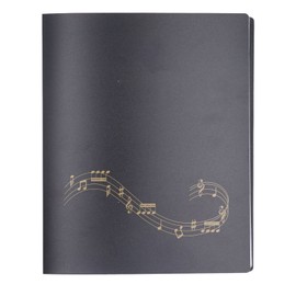 Sheet Music Folder PP 60 Pages Capacity Writable Music Sheet File Paper Storage Holder