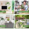 Yungyan 20 Sets 5" Self Watering Hanging Planter White Lazy