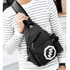 Blue Refrain One-Shoulder Bag, Crossbody Shoulder Bag, Multi-functional, Casual Bag,