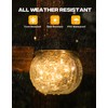 PARTPHONER Solar Lanterns Solar Lights Outdoor Waterproof 18-Pack, Solar Powered