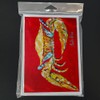 Caroline's Treasures Crab Blue on Red, Sr Greeting Cards Pack