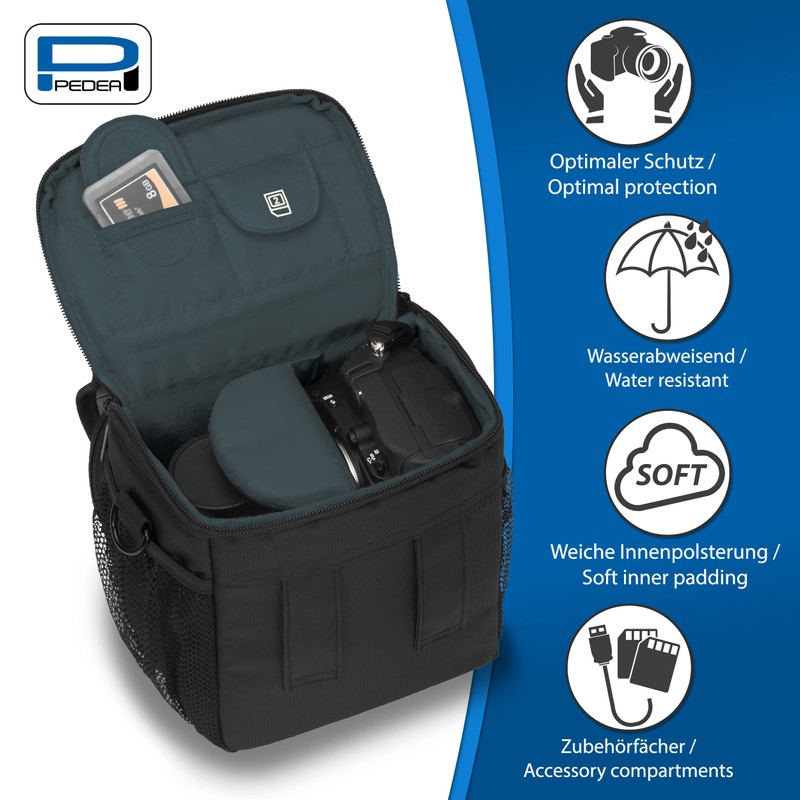 PEDEA Camera Bag for Canon EOS 7D, 50D, 70D, 5D