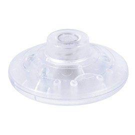 B&P Lamp® Floor Switch with On-Off Push Button (Clear)