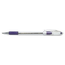 Pentel R.S.V.P. Ballpoint Stick Pen, Violet Ink, Medium Point, Dozen, DZ - PENBK91V