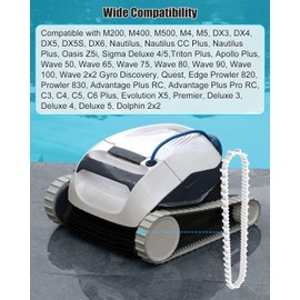 Pool Cleaner Parts Include Pool Robot Timing Track 9985006-R2 Guide Wheels Pulley Kits 3884997-R6 Climbing Rings 6101611-R4 Fit for Dolphin Nautilus M200 DX3 Pool Robot